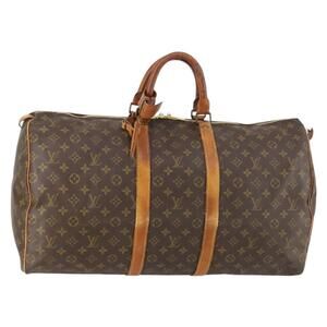 LOUIS VUITTON Monogram Keepall 55 Boston Bag Vintage M41424 LV Auth 145169